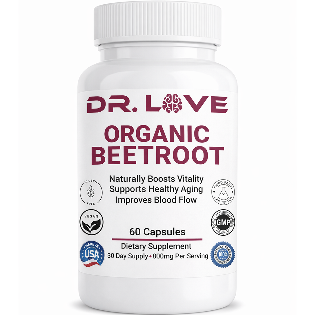 Dr. Love's Organic Beetroot - 1300mg