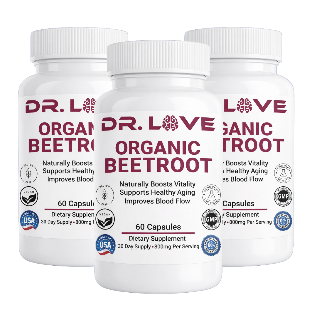 Dr. Love's Organic Beetroot - 1300mg