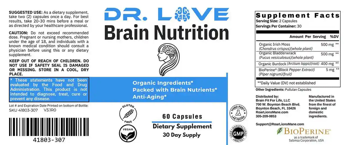 Brain Power Bundle: ROAR Lion's Mane + Creatine + Brain Nutrition